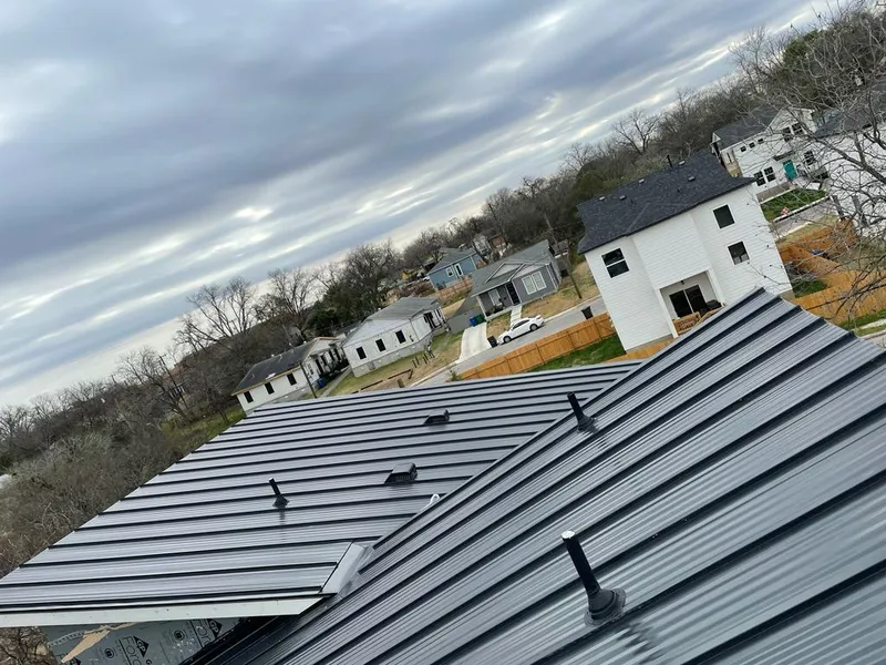 Standing seam metal roof panels with vents for Skylight Repair in Ambler